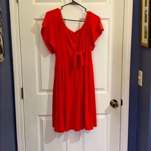 Perfectly Priscilla 2x off the shoulder dress.